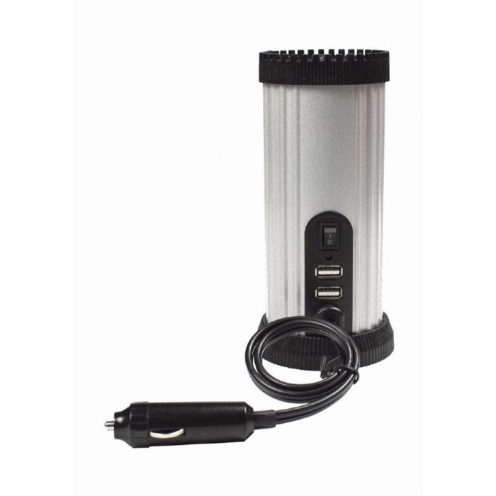 Gembird EG-PWC150-01 adaptador e inversor de corriente Auto 150 W Negro, Gris 3