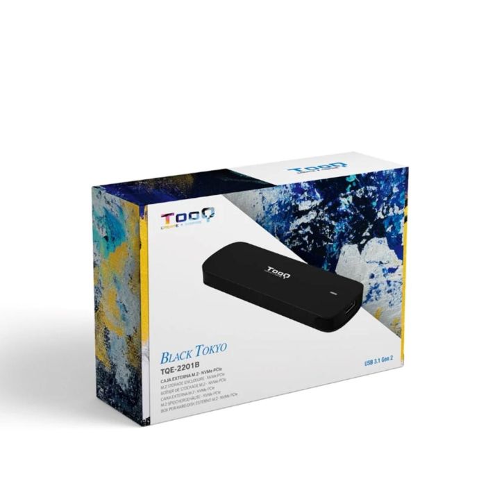 TooQ TQE-2201B Caja Externa USB 3.1 Gen2 para SSD M.2 NVMe PCIe (2230/2242/2260/2280) Sin Tornillos, Incluye Cables USB-C y USB-A, Negro 3 TooQ TQE-2201B Caja Externa USB 3.1 Gen2 para SSD M.2 NVMe PCIe (2230/2242/2260/2280) Sin Tornillos, Incluye Cables USB-C y USB-A, Negro 3