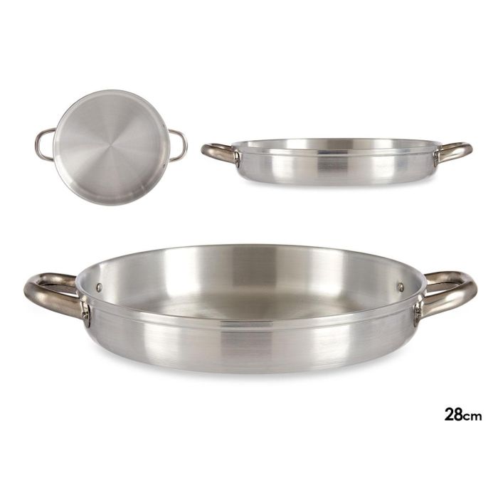 Kinvara Sarten Aluminio Con Asas 28 cm Plata Apto Horno y Lavavajillas (Set de 12) 0 Kinvara Sarten Aluminio Con Asas 28 cm Plata Apto Horno y Lavavajillas (Set de 12) 0