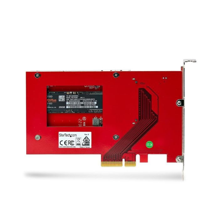 Startechcom 1M25-U3 Adaptador M.2 a U.3 (SFF-TA-1001) 2.5 Pulgadas NVMe PCIe 4.0 para Servidores y Estaciones de Trabajo