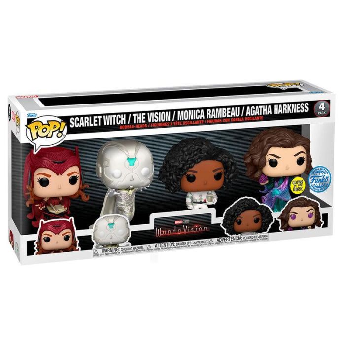 Blister 4 figuras POP Marvel WandaVision Exclusive 0 Blister 4 figuras POP Marvel WandaVision Exclusive 0