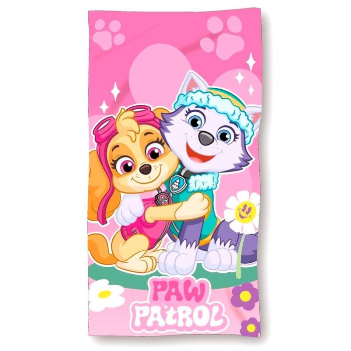 Paw Patrol Toalla Patrulla Canina de Algodón 100% 70x140cm Infantil 290gsm