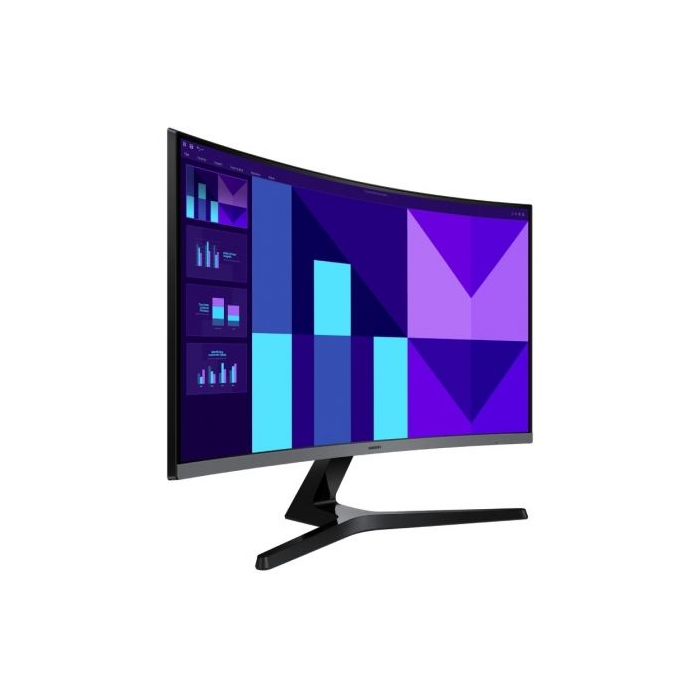 Monitor Profesional Curvo Samsung Essential Monitor S3 S39GD S27D396GAU 27"/ Full HD/ Multimedia/ Negro y Plata 2