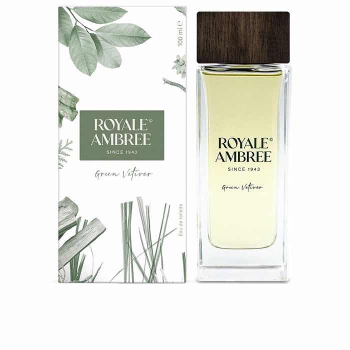 Royale Ambree Green Vetiver Eau de Cologne Unisex 100ml - Fragancia Aromática Cítrica Amaderada Vegana con Vetiver y Ámbar Royale Ambree Green Vetiver Eau de Cologne Unisex 100ml - Fragancia Aromática Cítrica Amaderada Vegana con Vetiver y Ámbar
