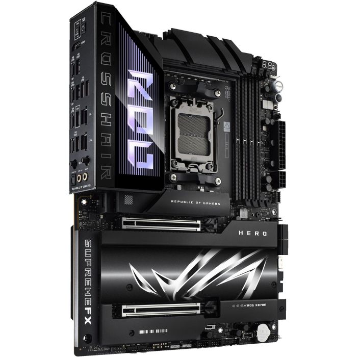 ASUS ROG CROSSHAIR X870E HERO AMD AM5 ATX DDR5 Placa Base PC con Wi-Fi 7 y 2.5G/5G Ethernet 5 ASUS ROG CROSSHAIR X870E HERO AMD AM5 ATX DDR5 Placa Base PC con Wi-Fi 7 y 2.5G/5G Ethernet 5