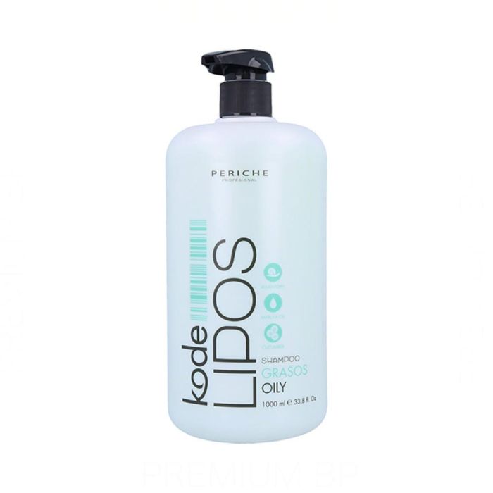 Periche Kode Lipos Champú para Cabellos Grasos 1000 ml - Control Sebáceo e Hidratación