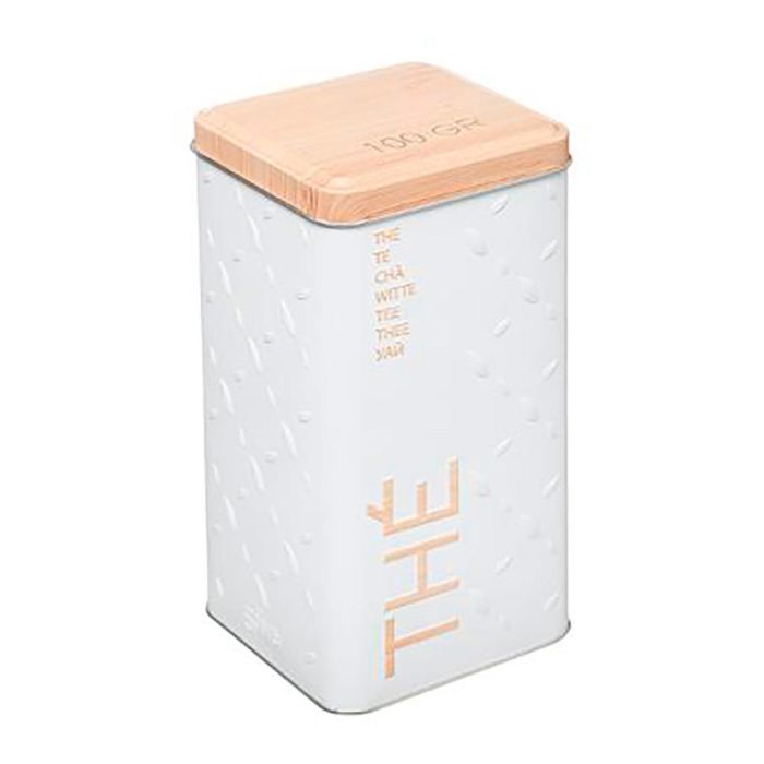 Nature Caja metalica para té 100g modelo Scandi nature - Almacenaje de té
