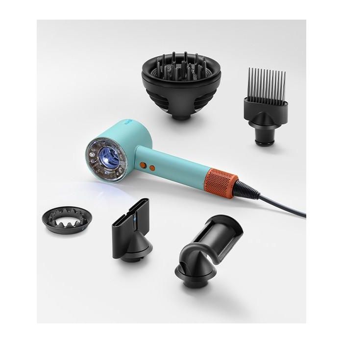 Dyson Supersonic Nural Secador de Pelo (Ceramic Patina/Topaz) - Azul/Naranja, 1600W, 3 velocidades, 4 ajustes de calor 5 Dyson Supersonic Nural Secador de Pelo (Ceramic Patina/Topaz) - Azul/Naranja, 1600W, 3 velocidades, 4 ajustes de calor 5