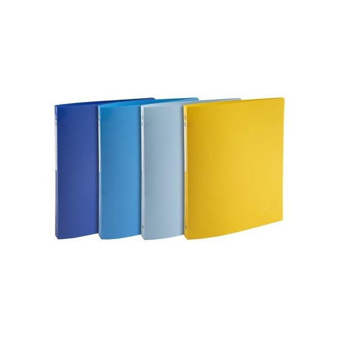Carpeta De Anillas Exacompta Bee Blue Pp A4+ 4 An. 15Mm Surtido (4 Col.) 20 unidades