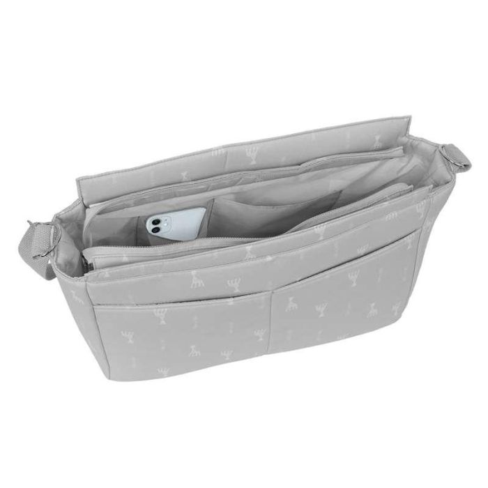 Safta Bolso Adaptable para Carrito de Bebé, Reversible y Repelente, Sophie la Girafe Mum, 46x26x15 cm 4 Safta Bolso Adaptable para Carrito de Bebé, Reversible y Repelente, Sophie la Girafe Mum, 46x26x15 cm 4