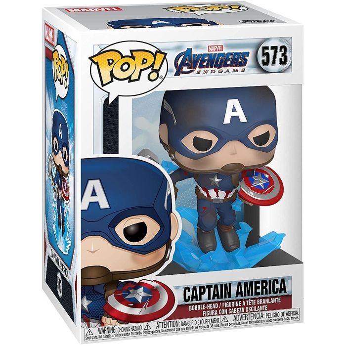 Funko Pop! 45137 Figura Vinilo Captain America con Mjolnir de Marvel Avengers: Endgame 1 Funko Pop! 45137 Figura Vinilo Captain America con Mjolnir de Marvel Avengers: Endgame 1
