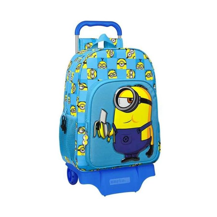 Mochila Escolar con Ruedas Minions Minionstatic Azul (33 x 42 x 14 cm) 1 Mochila Escolar con Ruedas Minions Minionstatic Azul (33 x 42 x 14 cm) 1