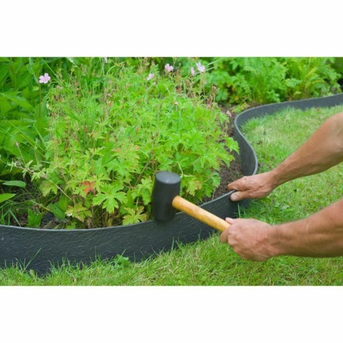 Nature Borde de jardín 0,12x12 m 5 mm negro 446388 12 Nature Borde de jardín 0,12x12 m 5 mm negro 446388 12