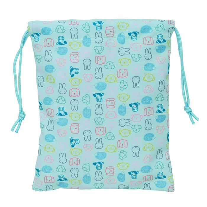 Bolsa Mochila con Cuerdas Miffy Friends Azul 1 Bolsa Mochila con Cuerdas Miffy Friends Azul 1