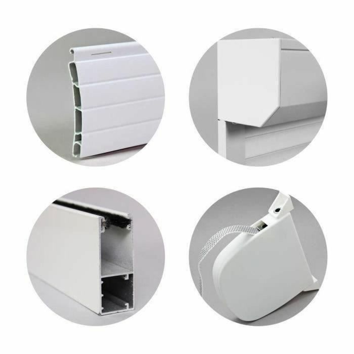 France Combi Persiana Enrollable PVC Correa Manual 100 x 120 cm