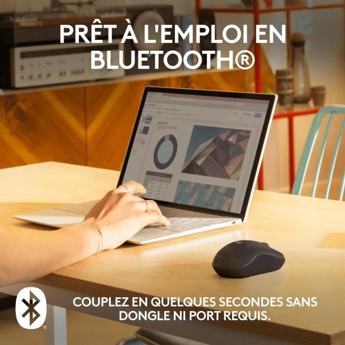 Logitech M240 Ratón Bluetooth Silencioso, 90% Menos Ruido de Clic, 18 Meses Autonomía de Batería, Diseño Ambidextro y Compacto para Viaje 1 Logitech M240 Ratón Bluetooth Silencioso, 90% Menos Ruido de Clic, 18 Meses Autonomía de Batería, Diseño Ambidextro y Compacto para Viaje 1