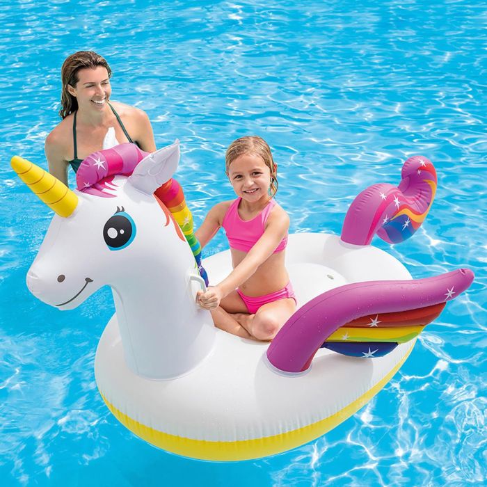 Intex Figura Hinchable Unicornio 198x140x97 cm (+ 3 Años)