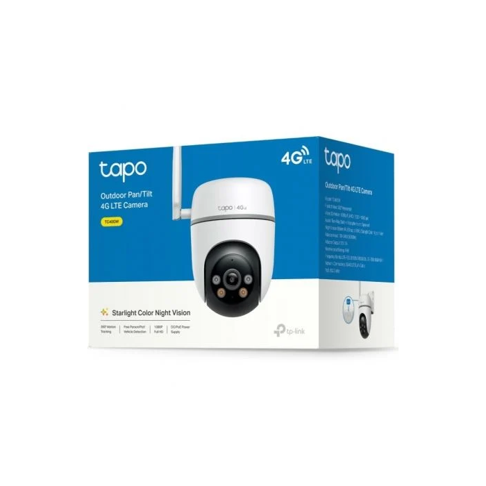 TP-Link TC40GW Cámara de Seguridad IP Exterior Inalámbrica y Cableada 1920x1080 con Visión Nocturna 30m Torreta Blanco IP66 3