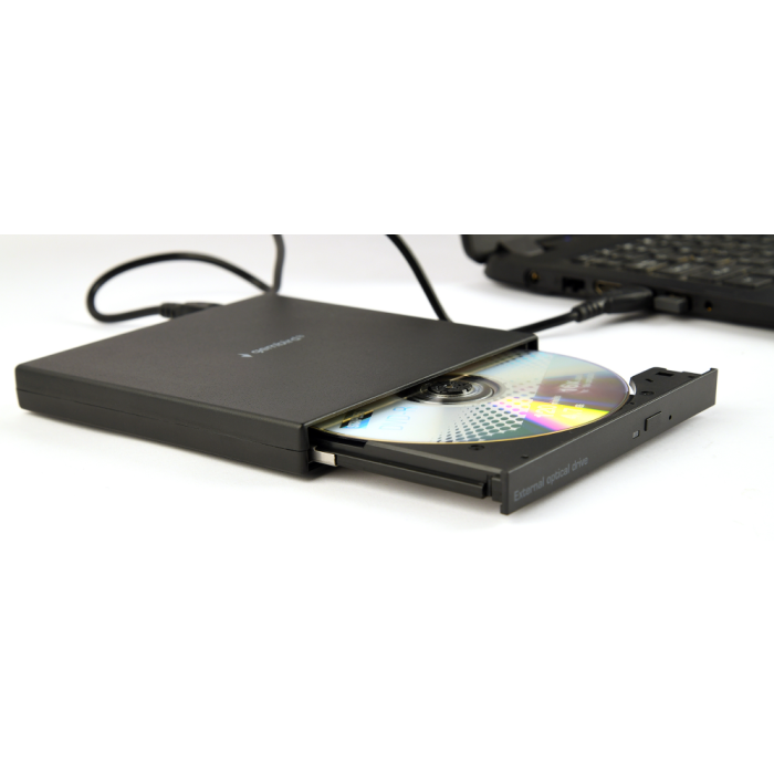 Gembird DVD-USB-04 Unidad de Disco Óptico Externa DVD±RW USB 2.0 Negro Compatible con Windows 10 y Windows 11 Gembird DVD-USB-04 Unidad de Disco Óptico Externa DVD±RW USB 2.0 Negro Compatible con Windows 10 y Windows 11
