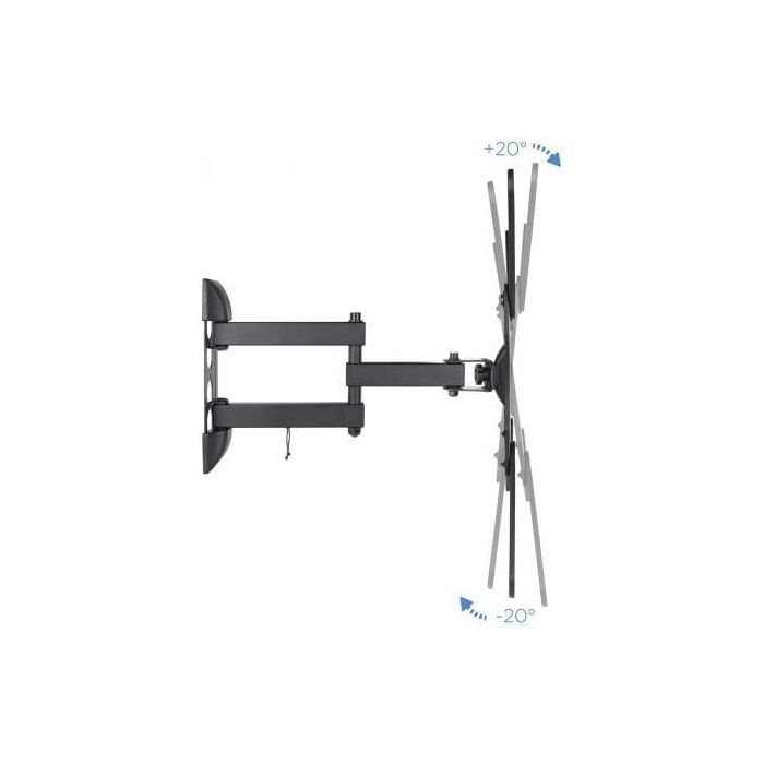 TooQ LP6055TN-B Soporte de Pared Orientable Inclinable para TV 23-55" hasta 30kg, VESA 400x400, Giro 90°, Inclinación 20°, Negro 3 TooQ LP6055TN-B Soporte de Pared Orientable Inclinable para TV 23-55" hasta 30kg, VESA 400x400, Giro 90°, Inclinación 20°, Negro 3