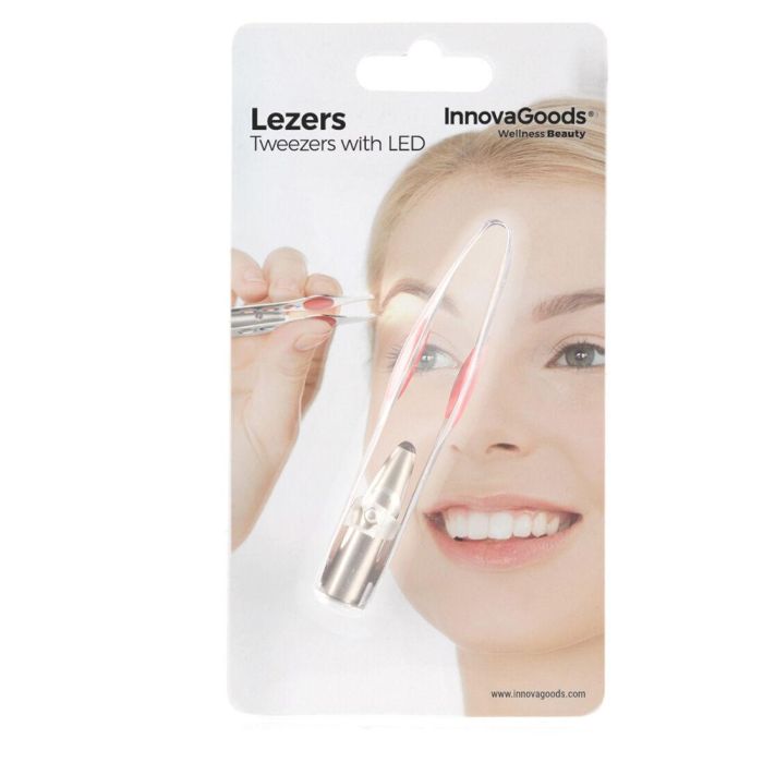 Pinzas de Depilar con LED Lezers InnovaGoods 1