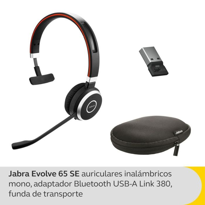 Auriculares con Micrófono Jabra 6593-833-309 Negro 1 Auriculares con Micrófono Jabra 6593-833-309 Negro 1