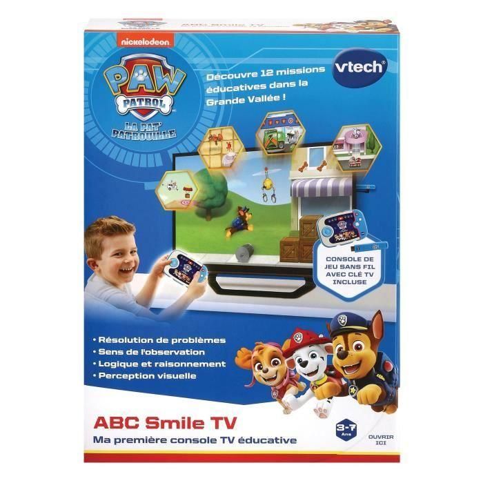 VTech Paw Patrol - ABC Smile TV - Mi Primera Consola de TV Educativa para Niños, 12 Misiones y Minijuegos 4 VTech Paw Patrol - ABC Smile TV - Mi Primera Consola de TV Educativa para Niños, 12 Misiones y Minijuegos 4