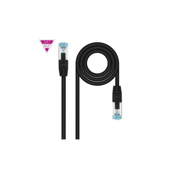 Cable de Red RJ45 SFTP Nanocable 10.20.1702-BK Cat.7/ 2m/ Negro 1 Cable de Red RJ45 SFTP Nanocable 10.20.1702-BK Cat.7/ 2m/ Negro 1