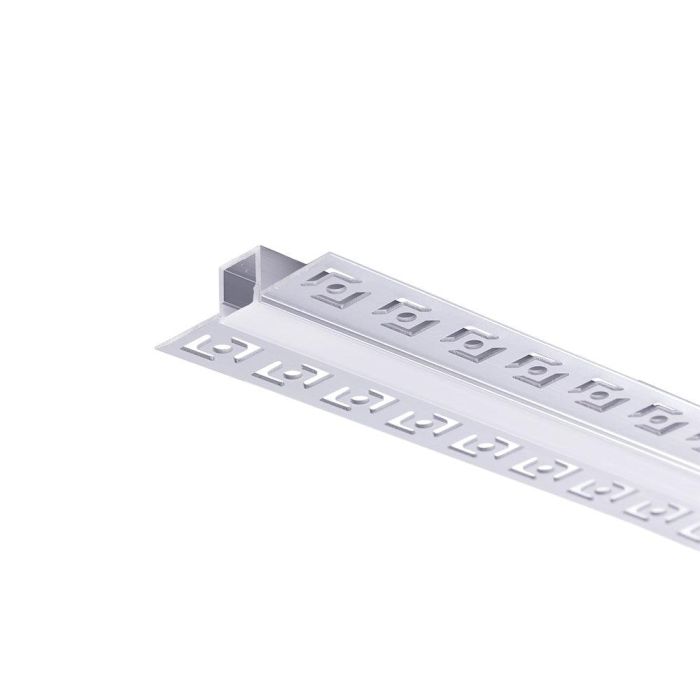 Perfíl de Aluminio para Empotrar Escayola/Pladur Tira Led 9mm - 2M Perfíl de Aluminio para Empotrar Escayola/Pladur Tira Led 9mm - 2M