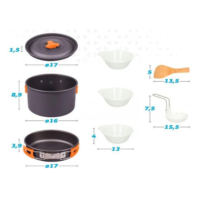 Set de Cocina Aktive 4 Unidades 1 Set de Cocina Aktive 4 Unidades 1