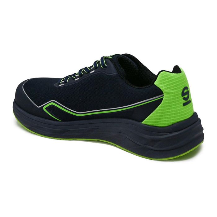 Sparco Calzado deportivo de seguridad Impulse ESD S1PS azul marino/verde fluo, t-46 - Suela EVA super-confort, tejido 3D seamless 2 Sparco Calzado deportivo de seguridad Impulse ESD S1PS azul marino/verde fluo, t-46 - Suela EVA super-confort, tejido 3D seamless 2