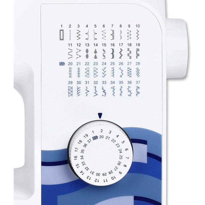 Brother RH-137 Máquina de Coser Mecánica, 37 funciones, 18 puntos, enhebrador aguja, cortador hilo manual, luz LED. 1 Brother RH-137 Máquina de Coser Mecánica, 37 funciones, 18 puntos, enhebrador aguja, cortador hilo manual, luz LED. 1
