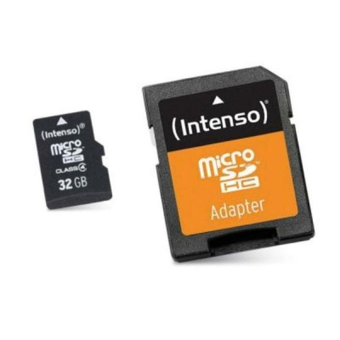 Tarjeta de Memoria Micro SD con Adaptador INTENSO 32GB MicroSDHC 32 GB 32 GB