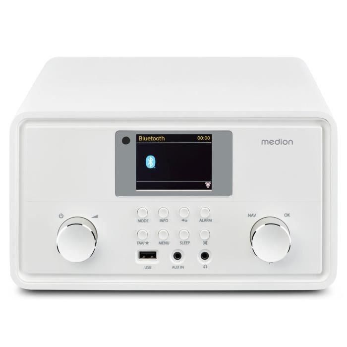 Radio por Internet - MEDION - DAB - Bluetooth - 2 x 10 W RMS - Blanco 3 Radio por Internet - MEDION - DAB - Bluetooth - 2 x 10 W RMS - Blanco 3