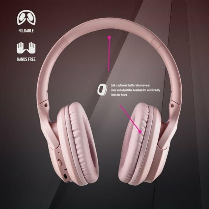 Auriculares Bluetooth NGS ARTICA CHILL TEAL Rosa (1 unidad) 4 Auriculares Bluetooth NGS ARTICA CHILL TEAL Rosa (1 unidad) 4