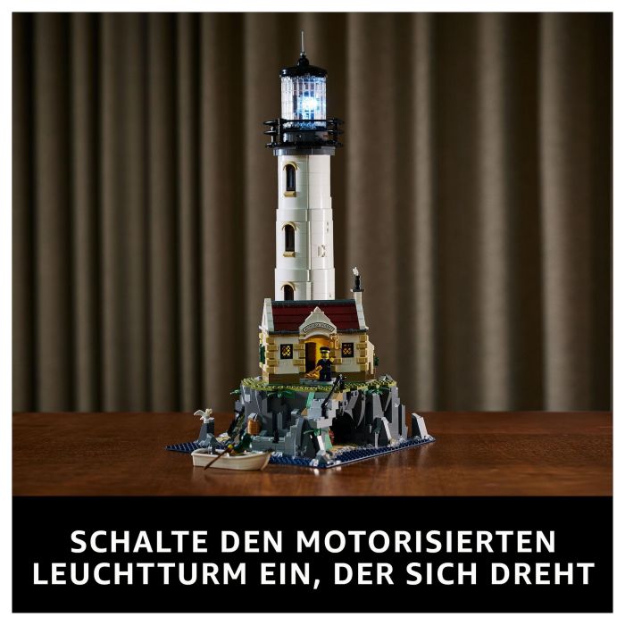 LEGO Ideas 21335 Motorisierter Leuchtturm (Faro Motorizado) - Juego de Construcción 2065 Piezas para Adultos