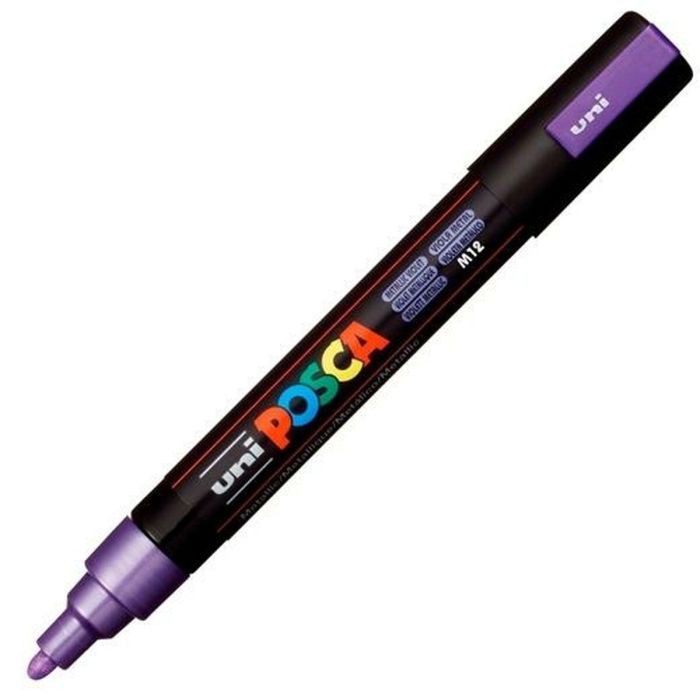 Rotulador POSCA PC-5M Violeta (6 Unidades) 1