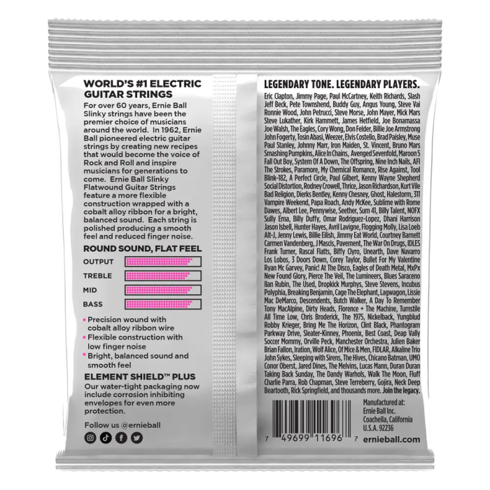 Ernie Ball Cuerdas Guitarra Eléctrica Entorchado Plano Slinky Super 9-42 1 Ernie Ball Cuerdas Guitarra Eléctrica Entorchado Plano Slinky Super 9-42 1
