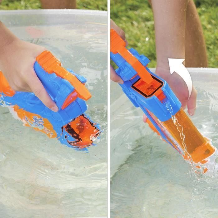 Nerf Super Soaker SOA Flip Fill Pistola de Agua, 4 Estilos de Rociado, Lanzador Juguete 21,5x45 cm Niños +6 Años 3 Nerf Super Soaker SOA Flip Fill Pistola de Agua, 4 Estilos de Rociado, Lanzador Juguete 21,5x45 cm Niños +6 Años 3