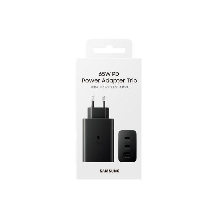Samsung Cargador de Pared 65W Triple 2 USB-C + 1 USB Negro EP-T6530NBEGEU 19