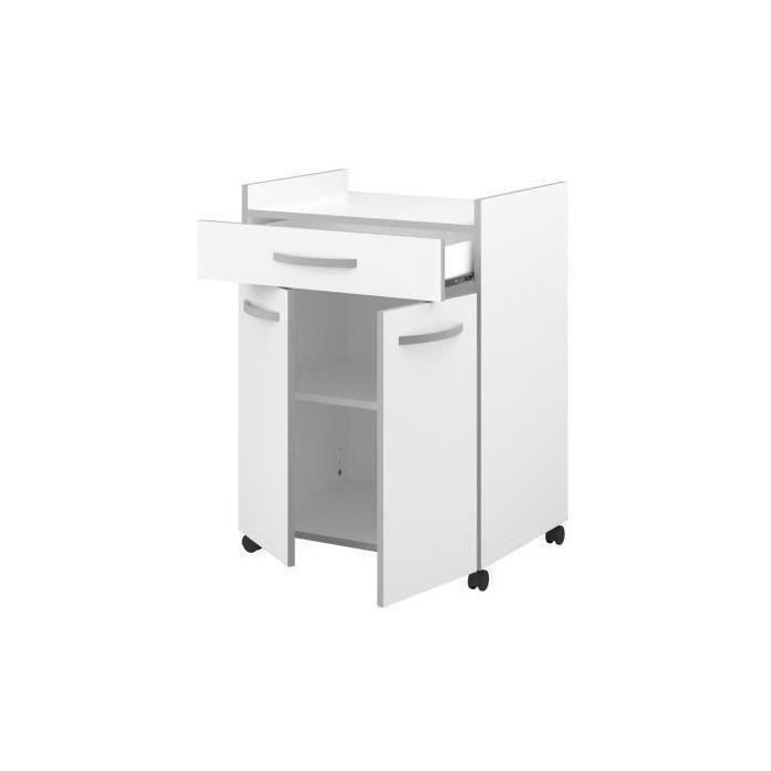 HARMONY Carrito de cocina L 60cm - Blanco mate 3 HARMONY Carrito de cocina L 60cm - Blanco mate 3