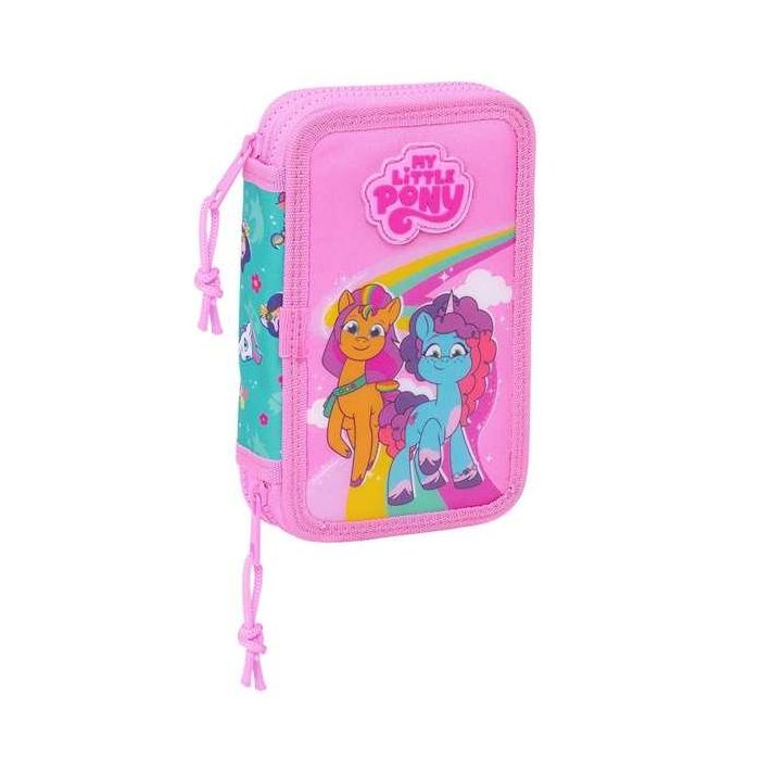 Plumier Doble My Little Pony Magic Rosa Turquesa 12.5 x 19.5 x 4 cm 28 piezas 0 Plumier Doble My Little Pony Magic Rosa Turquesa 12.5 x 19.5 x 4 cm 28 piezas 0