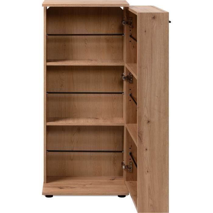 Zapatero Satos - Roble Artesano - 100 x 110 x 34 cm - Capacidad 12 pares 1 Zapatero Satos - Roble Artesano - 100 x 110 x 34 cm - Capacidad 12 pares 1