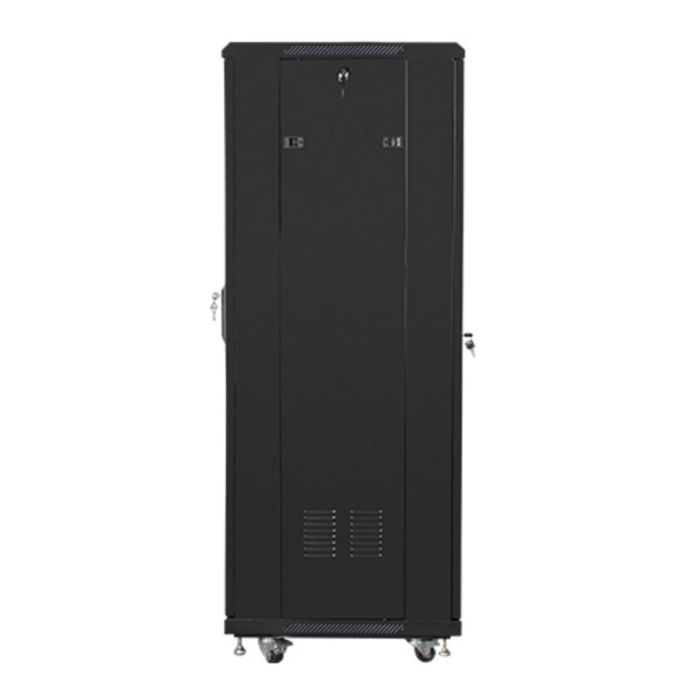 Lanberg FF01-6632-12B Armario Rack de Suelo 32U 600x600x1603 mm Negro con Ruedas y Puertas con Cerradura 2
