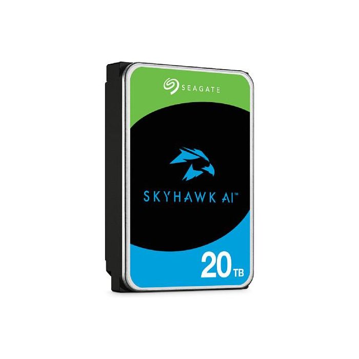 Seagate SkyHawk AI 20TB 3.5" HDD interno - 7200 RPM, SATA 6Gb/s, 512MB caché, CMR, Helium, optimizado para Vigilancia y Video 3