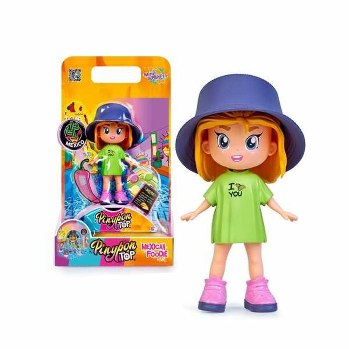 Figura pinypon top foodie. articulada de brazos y piernas con doble cara. - modelos surtidos 6