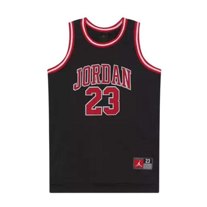 Camiseta de Tirantes Infantil Jordan Jordan 23 Jersey Negro 0 Camiseta de Tirantes Infantil Jordan Jordan 23 Jersey Negro 0