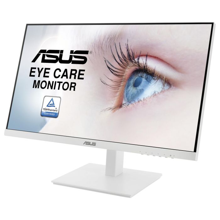 ASUS VA27DQSB-W Monitor PC 27" Full HD LED Blanco con Altavoces Integrados y Ajuste de Altura, 5ms, 75Hz