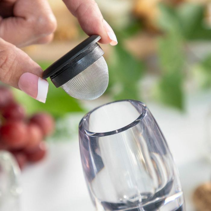 Aireador de Vino con Filtro, Soporte y Funda Wineir InnovaGoods 9 Aireador de Vino con Filtro, Soporte y Funda Wineir InnovaGoods 9
