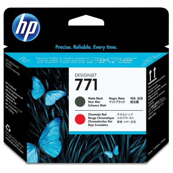 HP CE017A Cabezal de Impresión Negro Mate y Rojo Cromático Estándar para HP DesignJet Z6200 Original 0 HP CE017A Cabezal de Impresión Negro Mate y Rojo Cromático Estándar para HP DesignJet Z6200 Original 0
